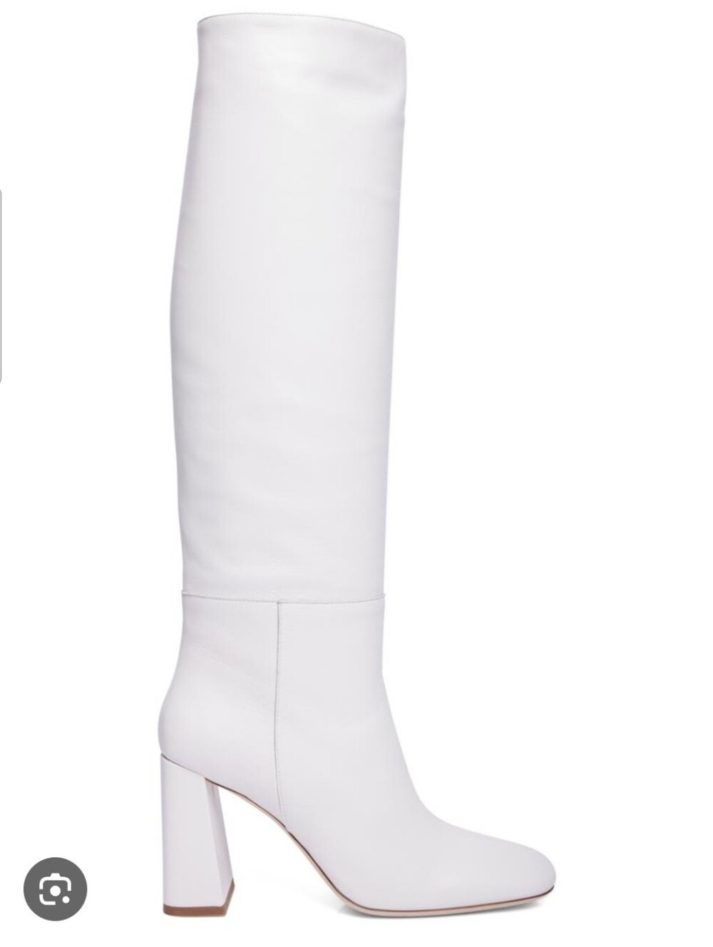 Staud Syd 95mm Leather Block heels white, 9.5
